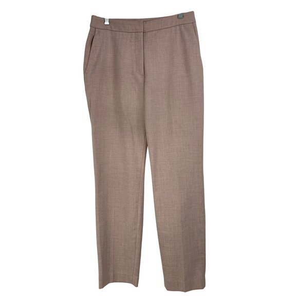 H&M Womens Pink Tweed Dress Career Pants Crop Size 6 RCC10458 EUC pockets - Picture 1 of 8